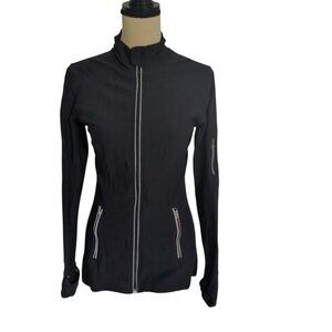 Kirkland Long Sleeve Zip Yoga Top Size Medium